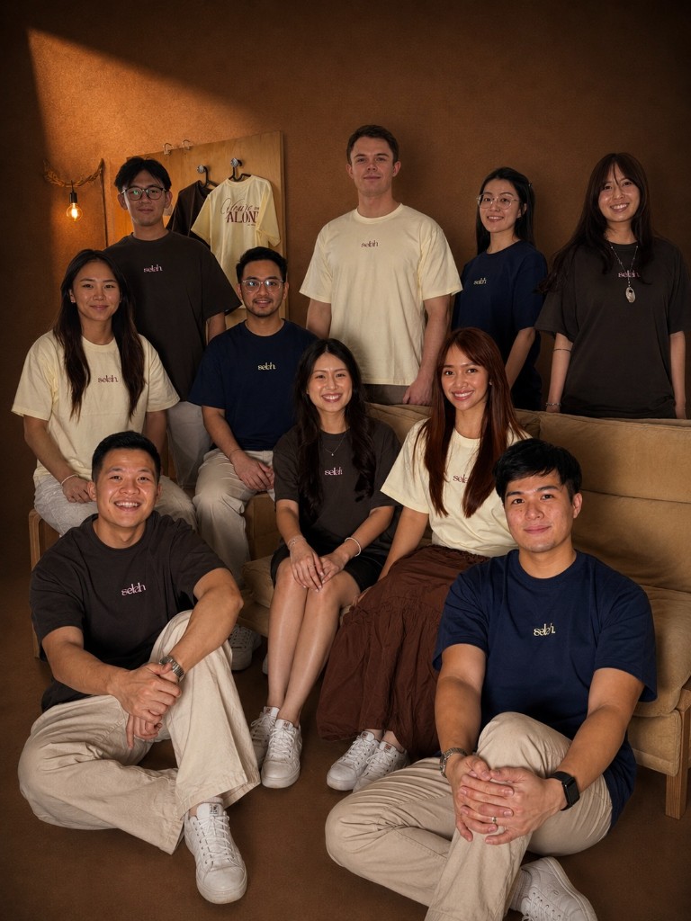 The Selah team in the verse tee collection